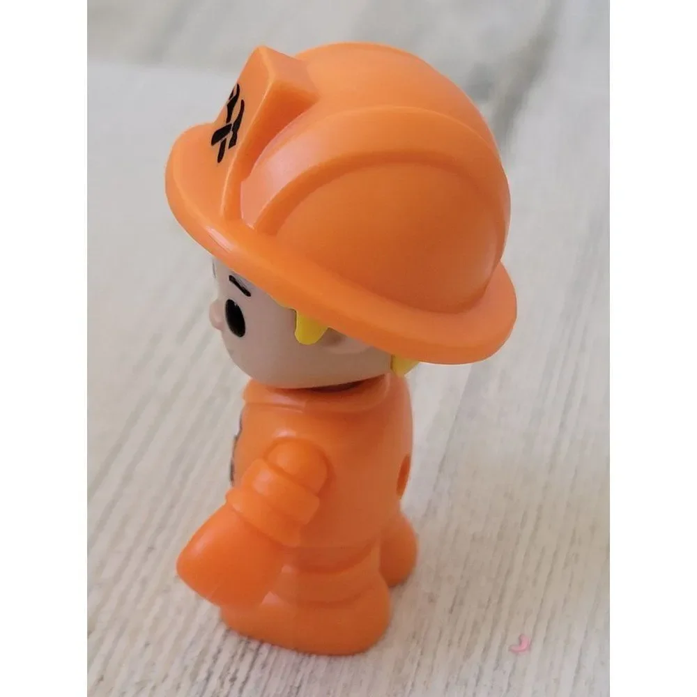 Orange‎ handyman safety toy figure person accessory